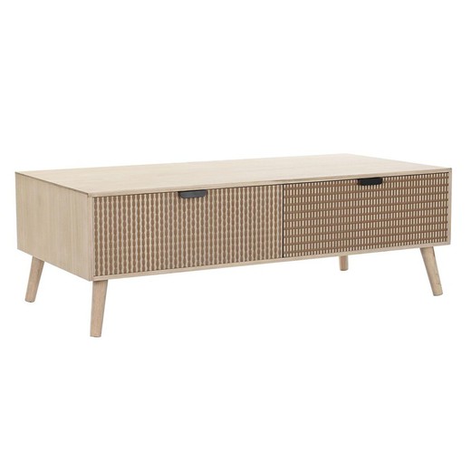 Mesa de Centro DKD Home Decor Marrón Madera Abeto Plástico Madera MDF 120 x 60 x 42,5 cm