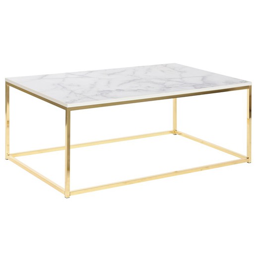 Mesa de Centro DKD Home Decor Metal Madera MDF 100 x 60 x 40 cm