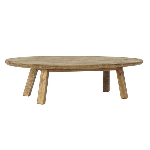 Mesa de Centro DKD Home Decor Natural Marrón Madera Madera Reciclada 139 x 59 x 35 cm 140 x 60 x 35 cm