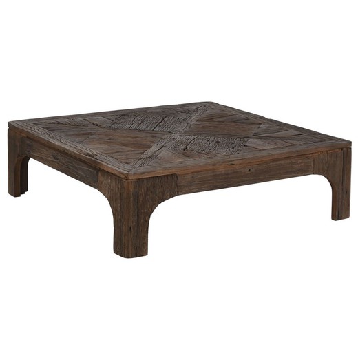 Mesa de Centro Home ESPRIT Marrón Madera 100 x 100 x 32 cm