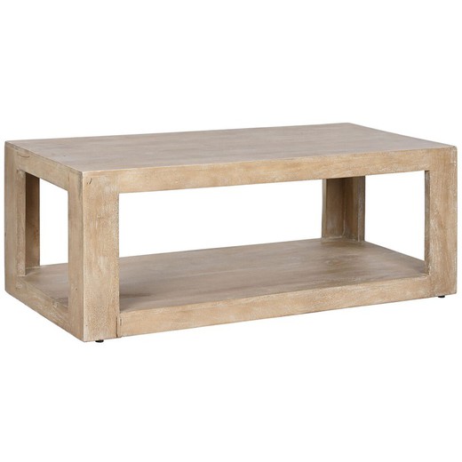 Mesa de Centro Home ESPRIT Natural Madera 120 x 58 x 45 cm