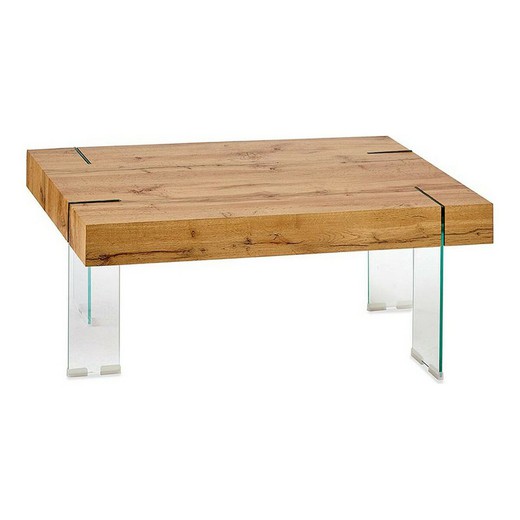 Mesa de Centro Vidrio Madera MDF 60 x 42 x 120 cm