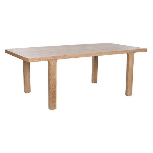 Mesa de Comedor Home ESPRIT Natural Roble 210,5 x 101 x 77 cm