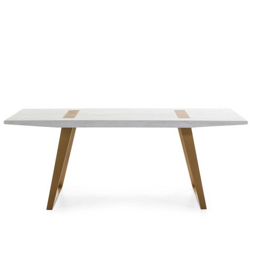 Mesa de comedor rectangular 200x90x76 cm 16011/00 Thai Natura
