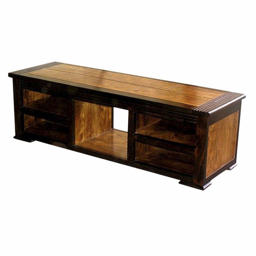 Mueble de TV DKD Home Decor 140 x 45 x 45 cm Marrón oscuro Acacia