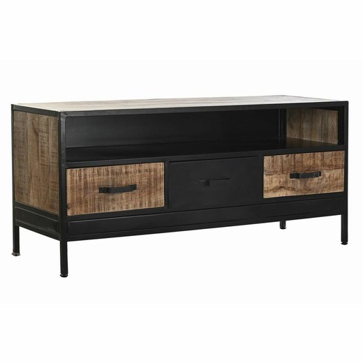 Mueble de TV DKD Home Decor Metal Madera de mango (125 x 40 x 55 cm)