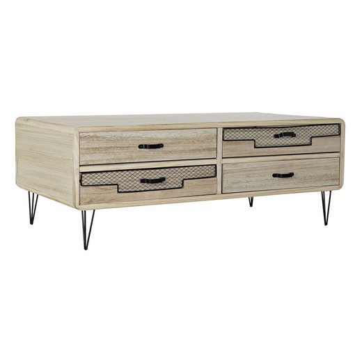 Mueble de TV DKD Home Decor Metal Madera de Paulonia (115 x 61 x 43 cm)