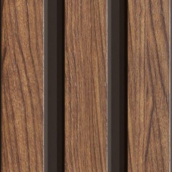 Panel listones de madera liso Blanco Line-L 265x12,2x2,1 cm — Decosola