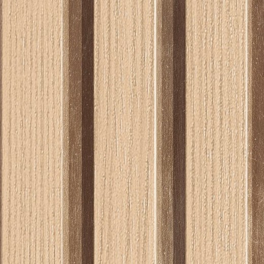Panel listones de madera natural Line-M 265x12,2x1,2 cm
