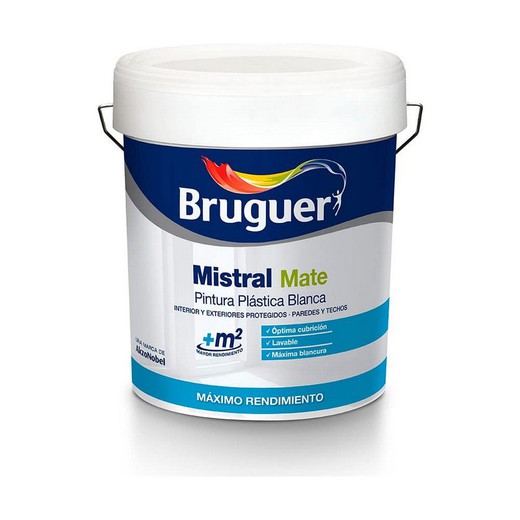 Pintura Bruguer 5586672 Blanco 15 L