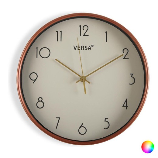 Reloj de Pared Gold Plástico (4 x 30 x 30 cm)