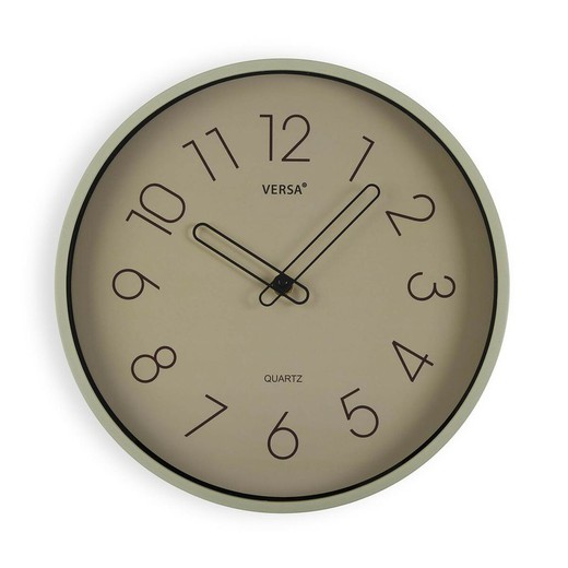 Reloj de Pared Versa Amarillo Plástico Cuarzo 4 x 30 x 30 cm