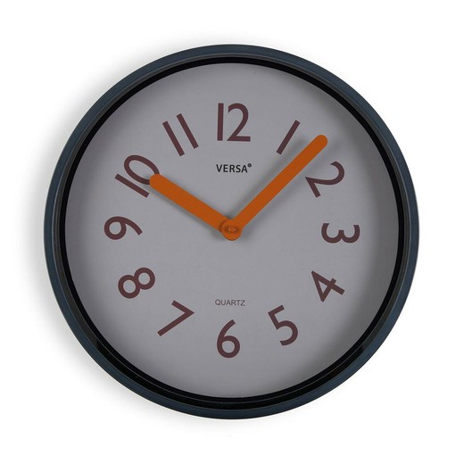 Reloj de Pared Versa Azul Plástico Cuarzo 4 x 30 x 30 cm