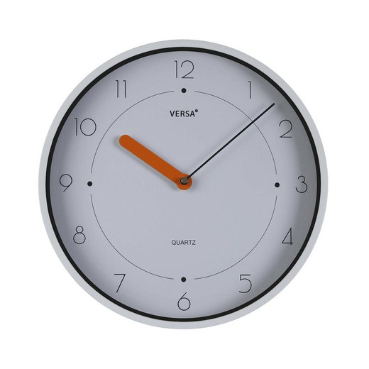 Reloj de Pared Versa Blanco Plástico Cuarzo 4 x 30 x 30 cm