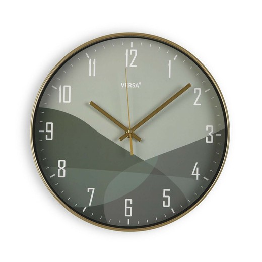 Reloj de Pared Versa Oscuro Plástico (4,3 x 30,5 x 30,5 cm)