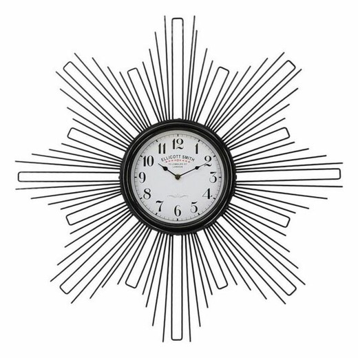 Reloj de Pared Versa VS-20460111 Metal Madera MDF 68 x 6,5 x 68 cm