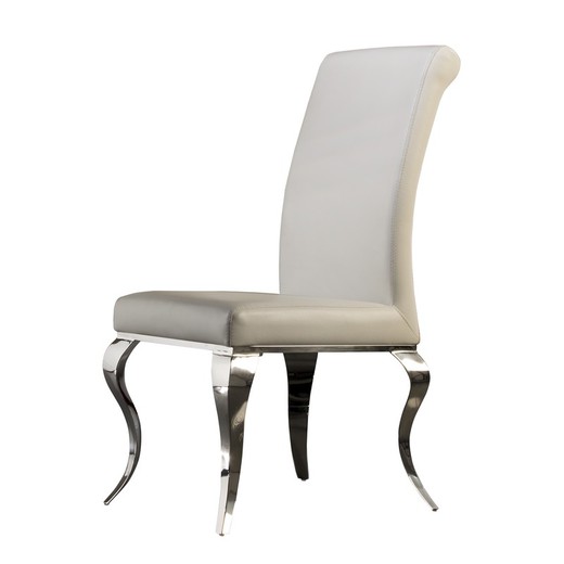 Silla Barroque Acero Blanca 49x45x44 cm Schuller