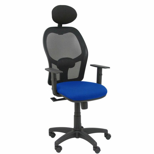 Silla de Oficina con Cabecero Alocén P&C B10CRNC Azul