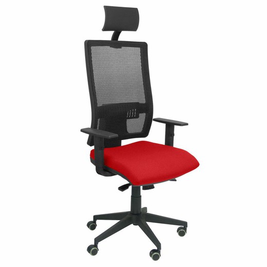 Silla de Oficina con Cabecero Horna bali P&C BALI350 Rojo