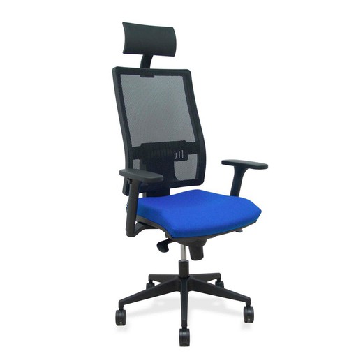 Silla de Oficina con Cabecero Horna P&C B3DR65C Azul