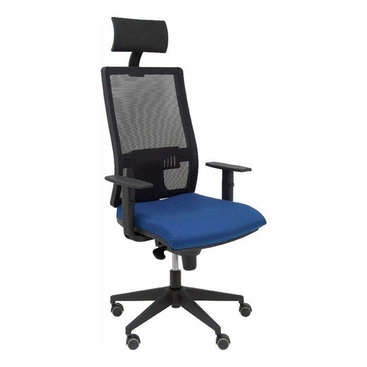 Silla de Oficina con Cabecero Horna  P&C BALI200 Azul marino