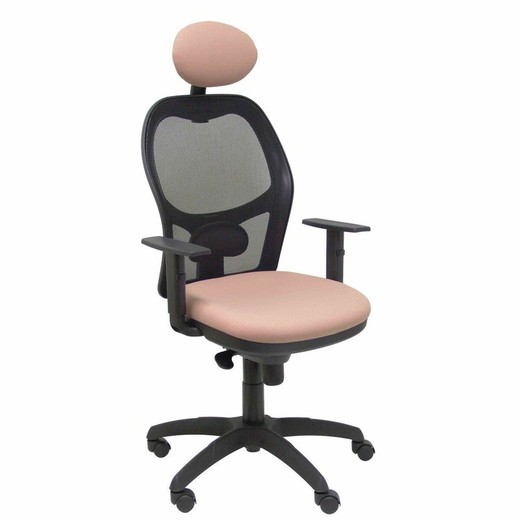 Silla de Oficina con Cabecero Jorquera P&C ALI710C Rosa