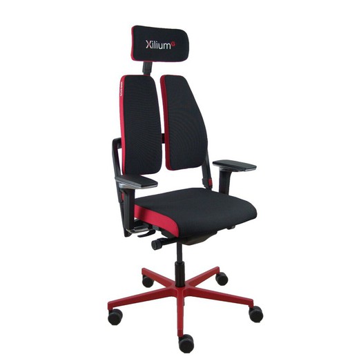 Silla de Oficina con Cabecero Nowy Styl Xilium G Duo traslak X-move Negro