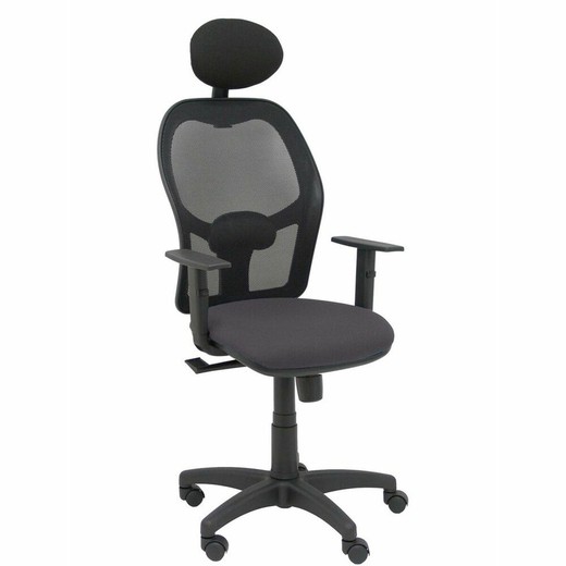 Silla de Oficina con Cabecero P&C B10CRNC Gris oscuro