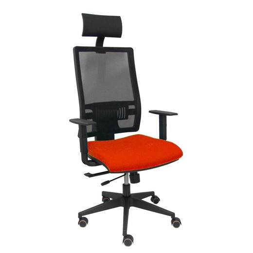 Silla de Oficina con Cabecero P&C B10CRPC Naranja Oscuro