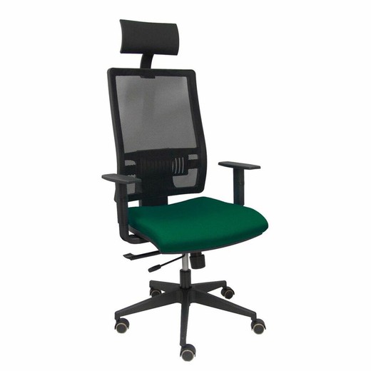 Silla de Oficina con Cabecero P&C B10CRPC Oscuro Verde oscuro