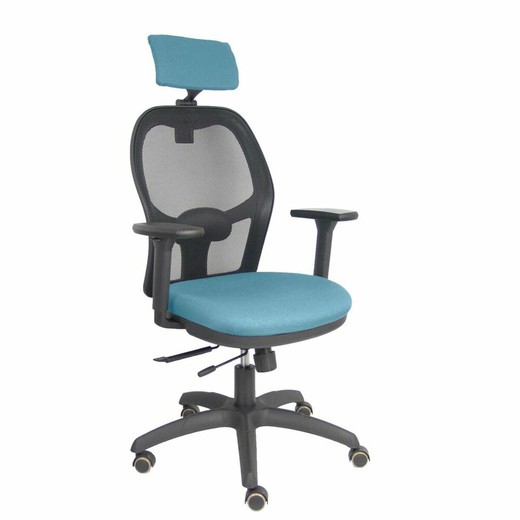 Silla de Oficina con Cabecero P&C B3DRPCR Azul cielo