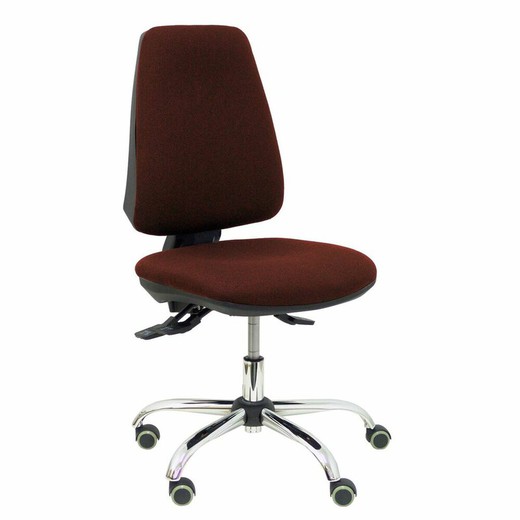 Silla de Oficina Elche P&C 463CRRP Marrón oscuro