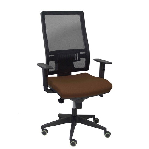 Silla de Oficina P&C 3B10CRP Marrón oscuro