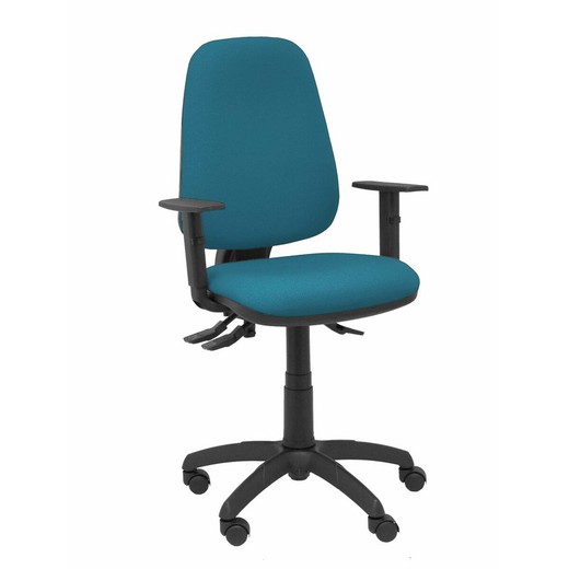 Silla de Oficina Sierra S P&C I429B10 Con reposabrazos Verde/Azul