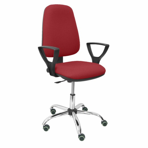 Silla de Oficina Socovos Bali P&C 33BGOLF Rojo Granate