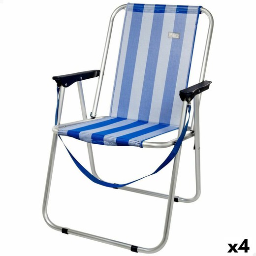 Silla Plegable Aktive Marinero 44 x 76 x 45 cm (4 Unidades)