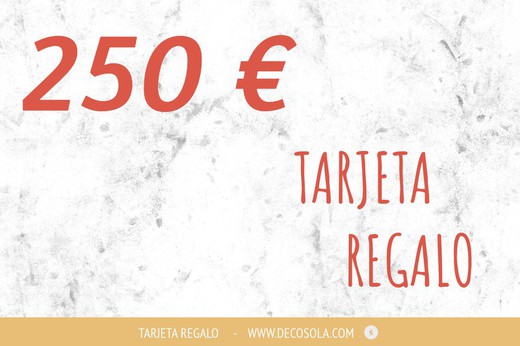 Tarjeta Regalo 250€