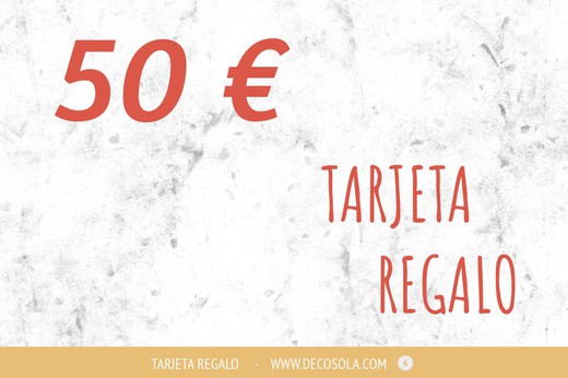 Tarjeta Regalo 50€