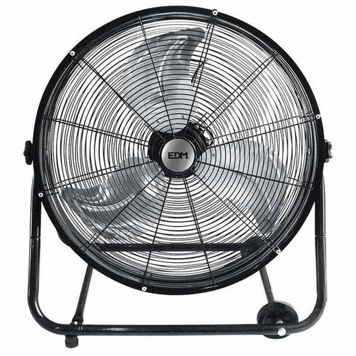 Ventilador de Suelo EDM 33933 Negro 180 W Ø 60 cm Ø 60 x 70 cm Con ruedas