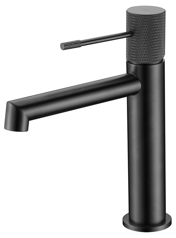 Grifo de lavabo empotrado Line Black gun metal