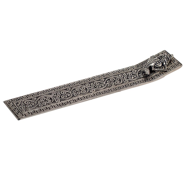 Porta incienso de aluminio Medidas: 1,5 cm x 4 cm x 24 cm — Decosola